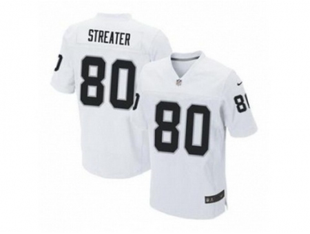 Nike Oakland Raiders 80 Rod Streater white Elite NFL Jersey