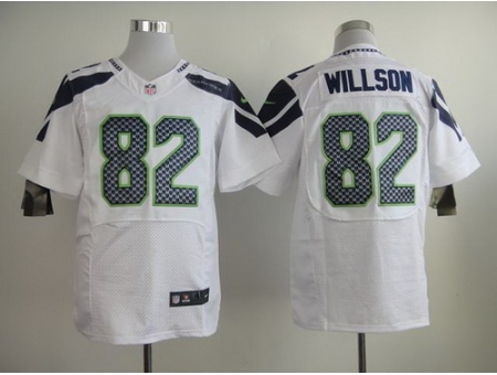 Nike Seattle Seahawks 82 Luke Willson White Elite NFL Jersey