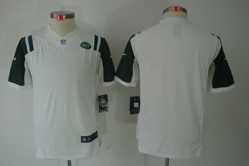 Youth Nike Youth New York Jets Blank White Limited Jerseys