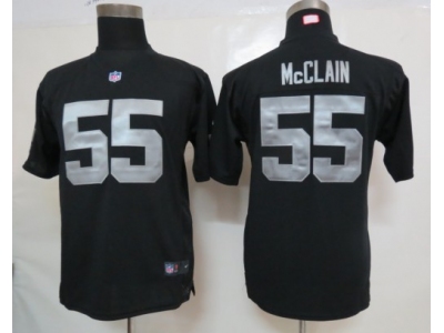 Youth Nike Youth Oakland Raiders #55 McCLAIN Black Black jerseys