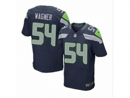 Nike Seattle Seahawks 54 Wagner blue Elite NFL Jersey