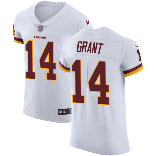 Nike Redskins #14 Ryan Grant White Mens Stitched NFL Vapor Untouchable Elite Jersey