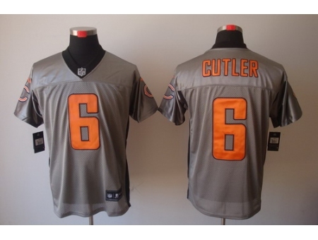 Nike Chicago Bears 6 Jay Cutler Grey Elite Shadow NFL Jersey