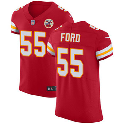 Nike Chiefs #55 Dee Ford Red Team Color Mens Stitched NFL Vapor Untouchable Elite Jersey