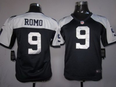 Youth Nike Dallas Cowboys #9 Romo Blue Thankgivings Nike NFL Jerseys