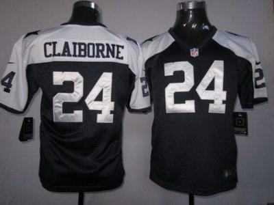 Youth Nike Dallas Cowboys #24 Claiborne Blue Thankgivings Nike NFL Jerseys