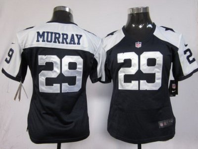 Women Nike Dallas Cowboys 29# DeMarco Murray Blue Thankgivings Nike NFL Jerseys