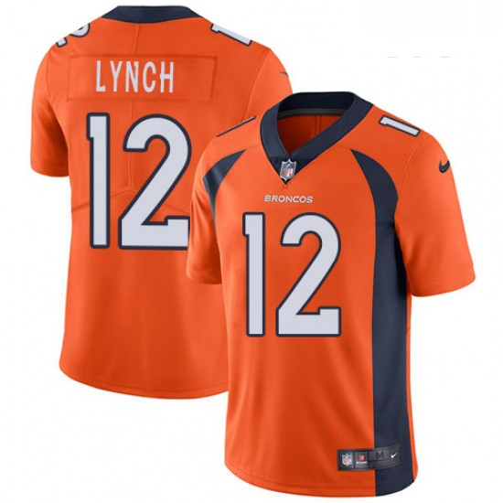 Youth Nike Denver Broncos 30 Phillip Lindsay Orange Team Color Vapor Untouchable Limited Player NFL 