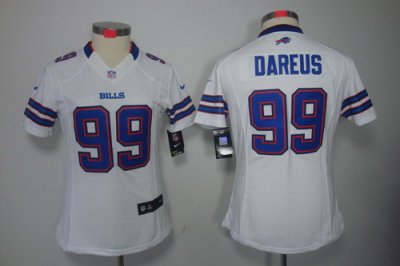 Women Nike Buffalo Bills 99 Marcell Dareus White Color Limited Jerseys