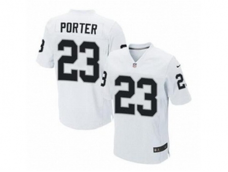 Nike Oakland Raiders 23 Tracy Porter white Elite NFL Jersey