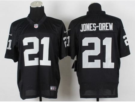 Nike Oakland Raiders 21 Maurice Jones-Drew Black Elite NFL Jersey