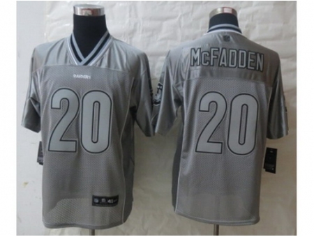 Nike Oakland Raiders 20 Darren McFadden Grey Elite Vapor NFL Jersey