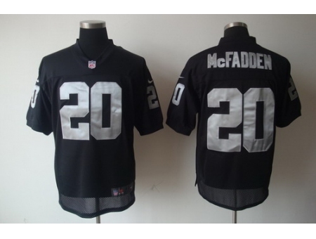 Nike Oakland Raiders 20 Darren McFadden Black Elite NFL Jersey