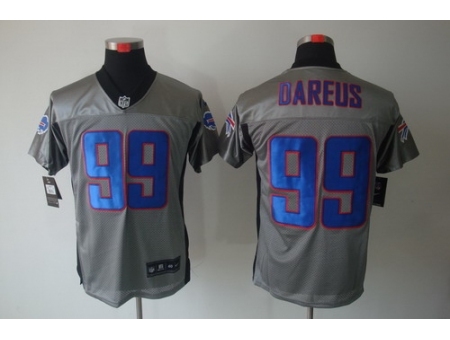 Nike Buffalo Bills 99 Marcell Dareus Grey Elite Shadow NFL Jersey