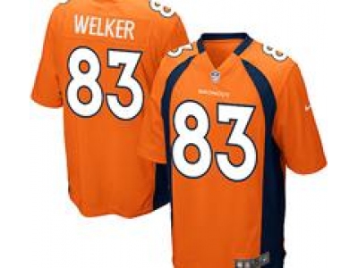 Nike Youth NFL Denver Broncos #83 Wes Welker Orange Jerseys