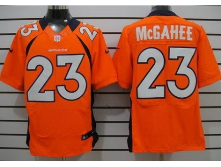 Nike Denver Broncos 23 Willis McGahee Orange Elite NFL Jersey