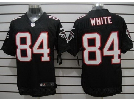 Nike Atlanta Falcons 84 Roddy White Black Elite NFL Jersey