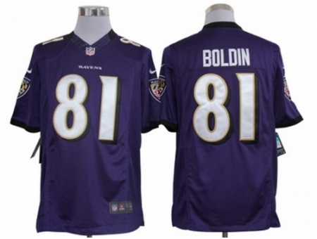 Nike Baltimore Ravens 81 Anquan Boldin purple Limited NFL Jersey