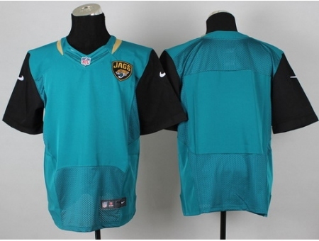 Nike Jacksonville Jaguars Blank Green Elite NFL Jersey