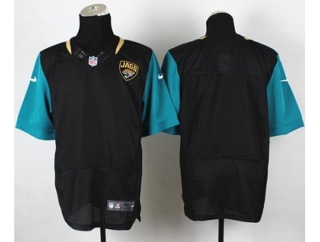 Nike Jacksonville Jaguars Blank Black Elite NFL Jersey