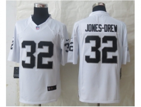 Nike Oakland Raiders 32 Maurice Jones-Drew White Limited NFL Jersey