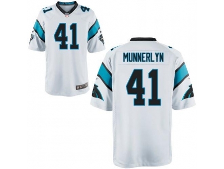 Nike Carolina Panthers 41 Captain Munnerlyn White Game NFL Jersey