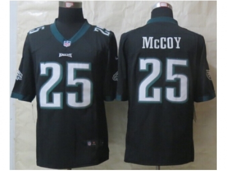 Nike Philadelphia Eagles 25 LeSean McCoy Black Limited NFL Jersey