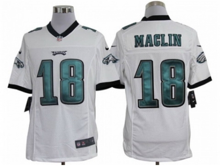 Nike Philadelphia Eagles 18 jeremy maclin white Limited NFL Jersey