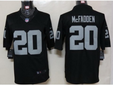 Nike Oakland Raiders 20 darren mcfadden black Limited NFL Jersey