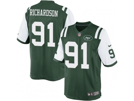 Nike New York Jets 91 Sheldon Richardson Green Limited NFL Jersey