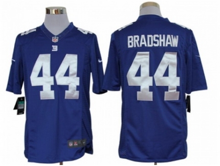 Nike New York Giants 44 Ahmad Bradshaw Blue Limited NFL Jersey