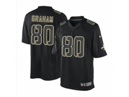 Nike New Orleans Saints 80 Jimmy Graham black Limited Impact Jersey