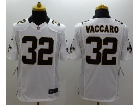 Nike New Orleans Saints 32 Kenny Vaccaro White Limited NFL Jersey