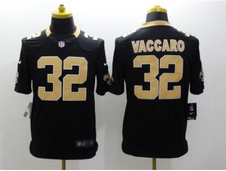 Nike New Orleans Saints 32 Kenny Vaccaro Black Limited Jerseys