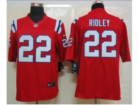 Nike New England Patriots 22 Stevan Ridley red Limited NFL Jersey