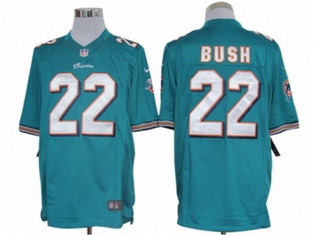 Nike Miami Dolphins 22 Reggie Bush green Limited NFL Jersey