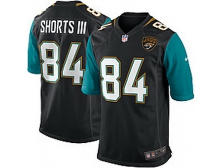 Nike Jacksonville Jaguars 84 Cecil Shorts III Black Game NFL Jersey