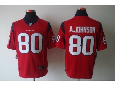 Nike Houston Texans 80 Andre Johnson Red LIMITED NFL Jersey