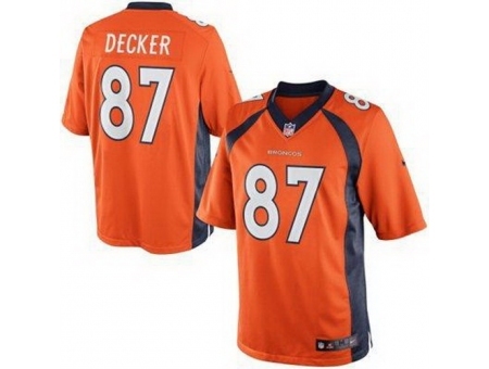 Nike Denver Broncos 87 Eric Decker Orange Limited NFL Jersey