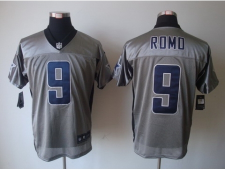 Nike Dallas Cowboys 9 Tony Romo Grey Shadow NFL Jersey