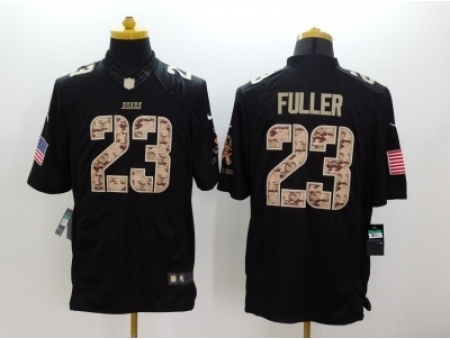 Nike Chicago Bears 23 Kyle Fuller Black Limited Salute to Service NFL Jersey