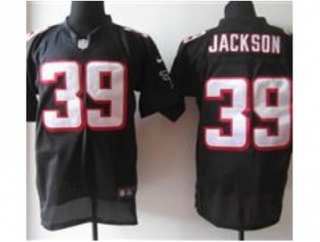 Nike Atlanta Falcons 39 Steven Jackson Black Elite NFL Jersey