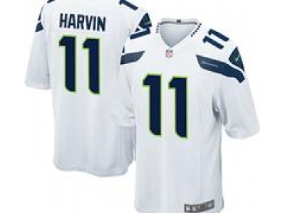 Nike Youth NFL Seattle Seahawks #11 Percy Harvin white Jerseys