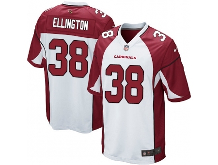 Nike Arizona Cardinals 38 Andre Ellington White Game NFL Jersey