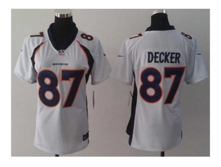 Nike Women Jerseys Denver Broncos #87 Eric Decker white[new]