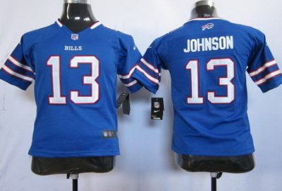 Youth Nike Buffalo Bills 13# Steve Johnson Nike NFL Jerseys