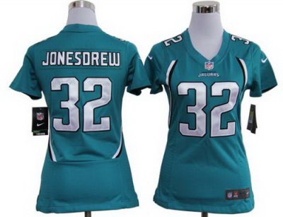 Women Nike Jacksonville Jaguars 32# Maurice Jones-Drew Green Nike NFL Jerseys