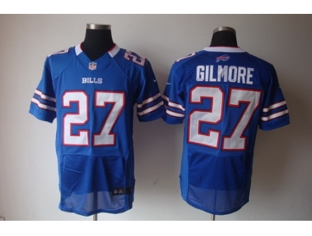 Nike Buffalo Bills 27 Stephon Gilmore Blue Elite NFL Jersey