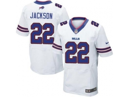 Nike Buffalo Bills 22 Fred Jackson White Elite NFL Jersey