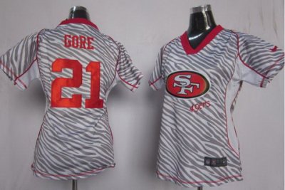 Women Nike San Francisco 49ers 21 Frank Gore